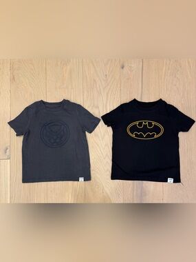 GAP Boys Black Panther/Batman Tees